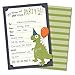 Koko Paper Co Dinosaur Party Invitations, Fill-In Style T-Rex Design For Boys and Girls, with Envelopes, Set of 25, 4.25” x 6” Printed on Heavy 140lb Card Stock