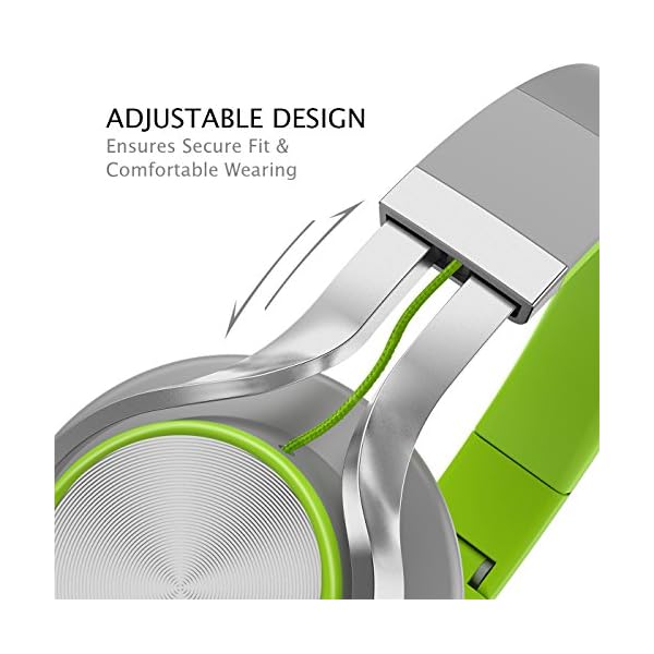 AILIHEN-C8-Foldable-Headphones-with-Microphone-and-Volume-Control-Lightweight-Stereo-Headsets-for-iPad-35mm-Android-Cellphones-Smartphones-Laptop-Computer-Mp3-GreyGreen Ailihen C8 Foldable Headphones with Microphone and Volume Control Lightweight Stereo Headsets for iPad 3.5mm Android…