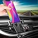 Car Phone Mount, TAKAGI Clip Gravity Cellphone Holder Mount Bracket Auto Lock Design Air Outlet Smarphones Mounts for iPhone X 8 7 6s Plus Samsung Note Huawei Google LG HTC, Up to 6.0