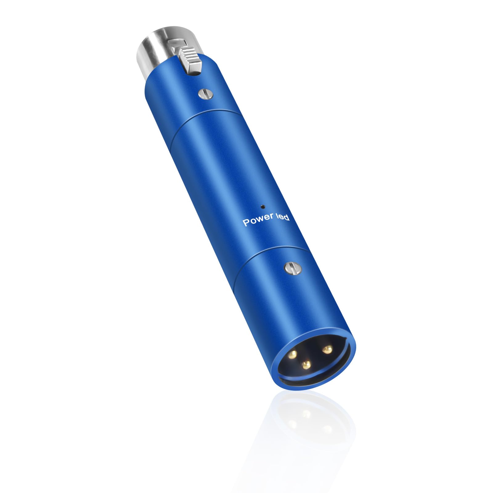 XMSJSIY Microphone Pream Mic Booster Preamplifier Ultra-Clean Gain for Dynamic Active Inline Microphone Up to +28dB Gain Professional XLR Amplifier for Broadcast Studio Recording