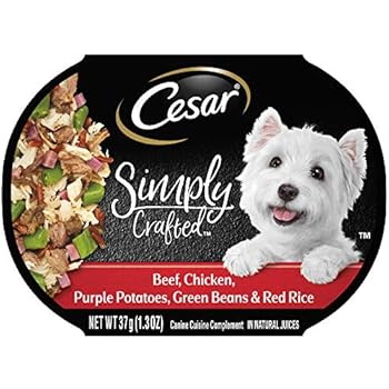 Cesar Simply Crafted Adult Soft Wet Dog Food Meal Topper