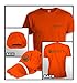 Beretta Mens Orange Hat, T-Shirt & Bracelet Combo