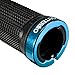OUTERDO Bicycle Handlebar Grips Double Lock on Locking Aluminum Grips blue