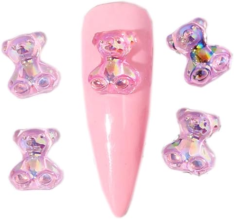 Amazon 卓上棉品 ネイルパーツ クマ 個 ジュエリーパーツ ラインストーン スタッズ ネイルアート レジン封入 Diy 多色 Hy 6099 卓上棉品 シェル 通販