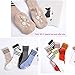 VWU 6 Pack Little Girls Boys Tube Socks Stripe Knee High Socks 1-10 Years (M (4-6 years))