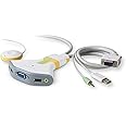Belkin BLKF1DG102UTT Flip USB with Audio KVM Switch