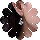 Sttiafay Vintage Crystal Round Drop Earrings Cubic Zirconia Dangle Earrings Gold Cz Hoop Huggie Earrings Wedding Rhinestone Earrings Jewelry for Women