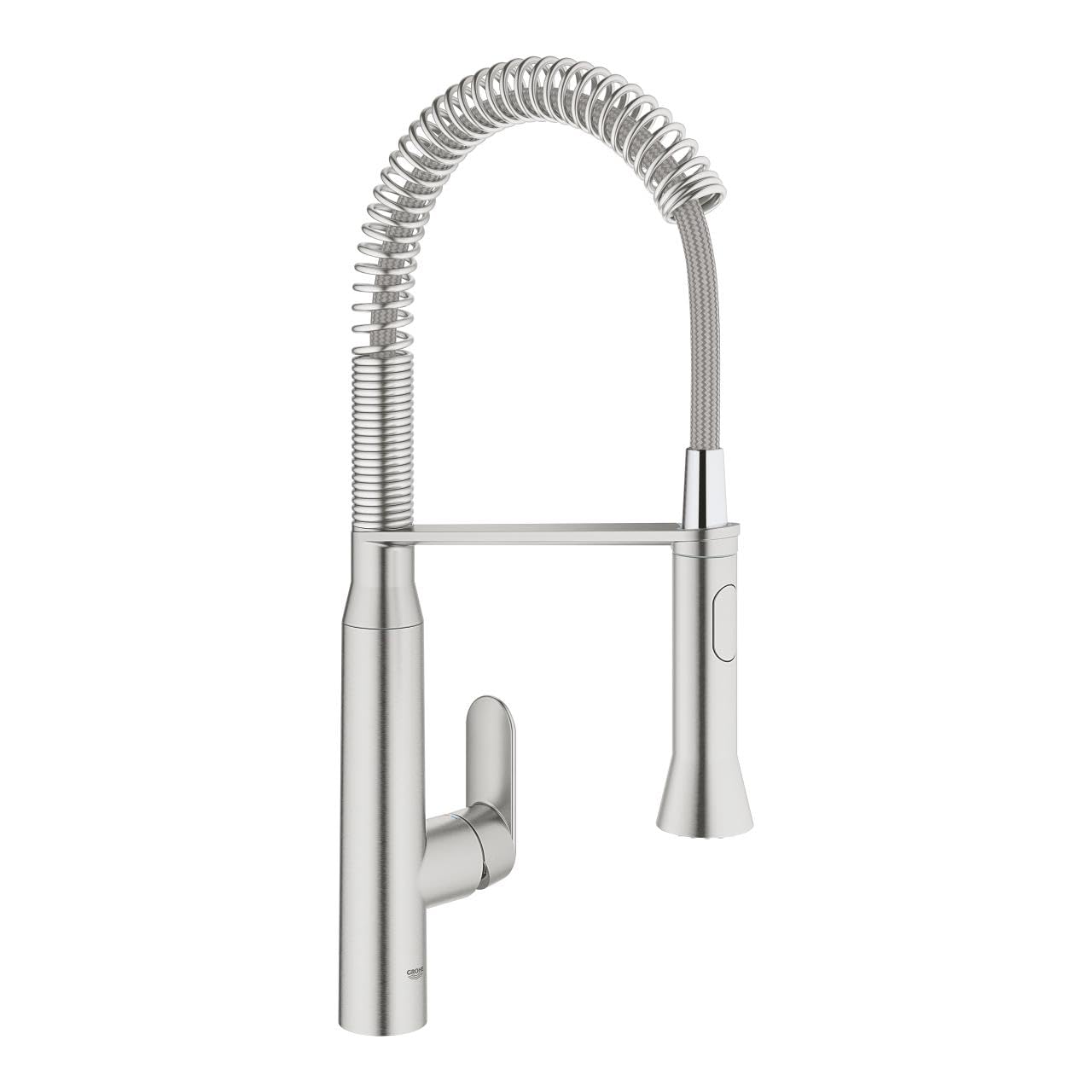 GROHE 31379DC0 K7 Kitchen Tap (High Spout, Professional Spray and Supersteel), Medium โ image 1