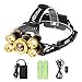 Headlamp, Neolight Super Bright 5 LED High Lumen Rechargeable Zoomable Waterproof LED Head Torch Headlight Headlamp Flashlight for Outdoor Hiking Camping Hunting Fishing Cycling Running Walking
