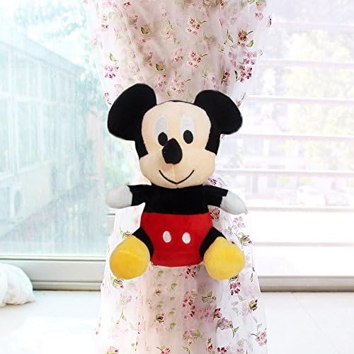 Super Adorable Curtain tieback with Mickey Mouse Shape Design Made with Cotton Delicate Making 18cm in Length £¨Yellow)