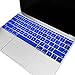 TOP CASE - Macbook Pro 13 WITHOUT Touch Bar (2017 & 2016 Release) 2 in 1 Bundle, Rubberized Hard Case Cover + Keyboard Cover for MacBook Pro 13-inch A1708 without Touch Bar - Royal Blue