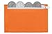 Rough Enough Kids Wallet for Boys Girls Preppy Teen with Neck Lanyard Keychain Canvas Bright Orange