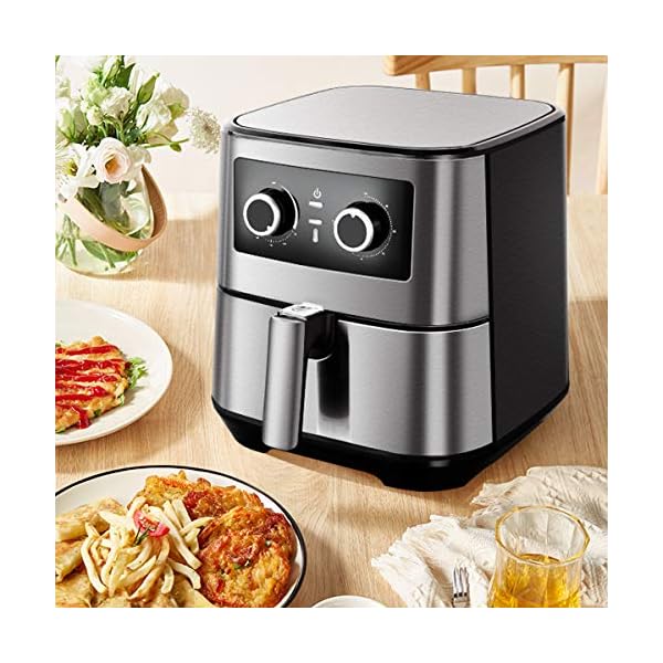 Air Fryer Oven, Uten 5.5L Oil Free Air Fryers, Rapid Air Technology for Healthy Oil Free & Low Fat Cooking, Baking and…