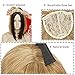 Clip in Toppers 9 Inch Synthetic Hairpiece Blonde