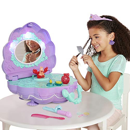 Disney Princess Ariel's Vanity Under The Sea Tabletop Music & Light's Vanity for Girls Ages 3