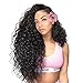 Dolago 360 Lace Frontal Wig Loose Curly Wave for Black Women Pre Plucked with Baby Hair, Glueless 180% Density 360 Lace Front Wig Brazilian Virgin 100% Human Hair Wigs Natural Color(Loose Wave,20inch)