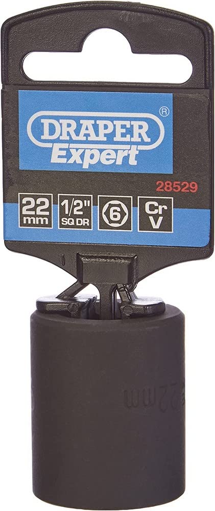 Draper 28529 22mm 1/2-inch Drive Impact Socket