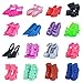 EC2TOY 10 Pcs Doll Clothes Party Mini Gown Dress + 10 Pair of Shoes | for 11.5 Inch Girl Dolls | Birthday Reward Gift | Ramdon Designed Outfits
