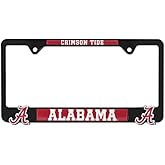 Collegiate Mascot Black Metal Premium License Plate 3D Frame (Alabama)
