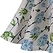 Fancyqube(TM) Women Pleated Vintage Skirts Floral Print Midi Skirt Style19 XL