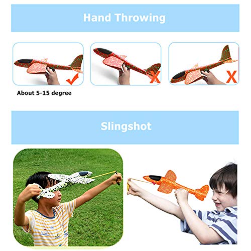 5 KINGSOO+Airplanes+Airplane+Outdoor+Playing+Orange