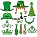 St Patrick's Photo Booth Props Creative Funny Disguise Props for Parties or Group Photos - 52 Pieces