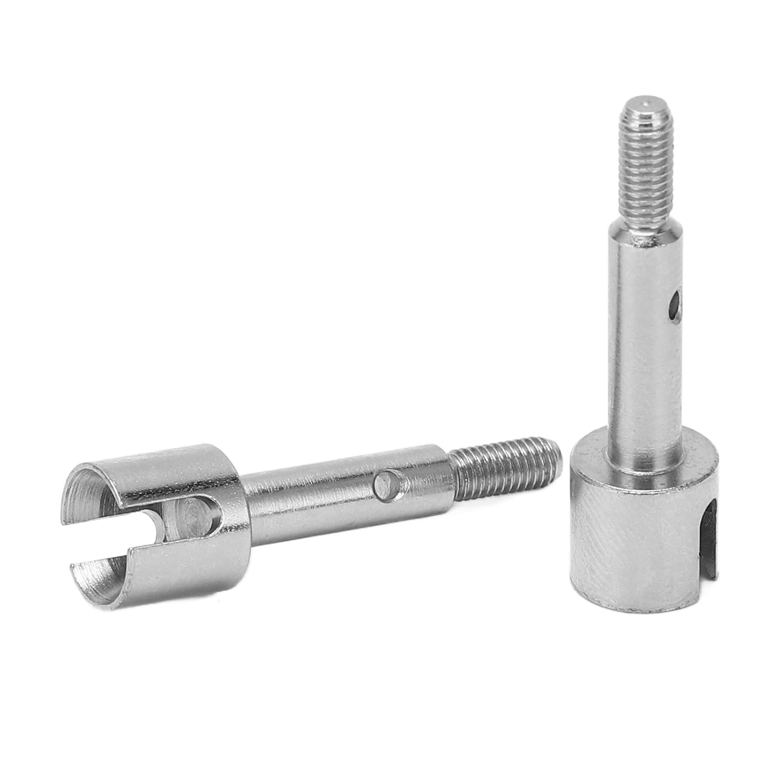 Dilwe RC Rear Wheel Cup, RC Rear Axle Cup Stainless Steel Wheel Axle Metal Upgrade Replacement Parts for 1/14 144001 144002 124018 124019 124017 124016 144010 Car