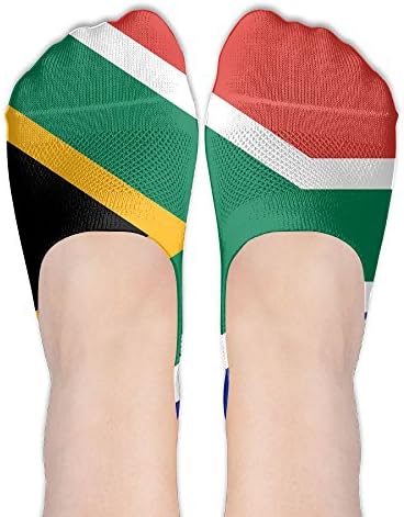 GoKJ Women's Unique Print Fashion Flag Of South Africa Ankle Low Cut Socks