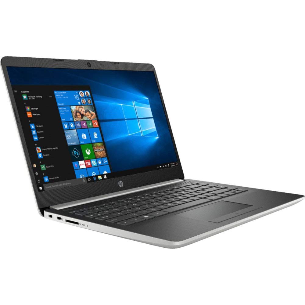 HP 14" Home and Business Laptop Ryzen 3-3200U, 8GB RAM, 128GB M.2 SSD, Dual-Core up to 3.50 GHz, Vega 3 Graphics, RJ-45, USB-C, 4K Output HDMI, Bluetooth, Webcam, 1366x768, Win 10