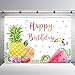 COMOPHOTO Twotti Fruitti Birthday Backdrop Happy Birthday Summer Fruit Birthday Photography Background 7x5ft Vinyl Watercolor Twotti Fruttis Party Banner Decorations Backdrops
