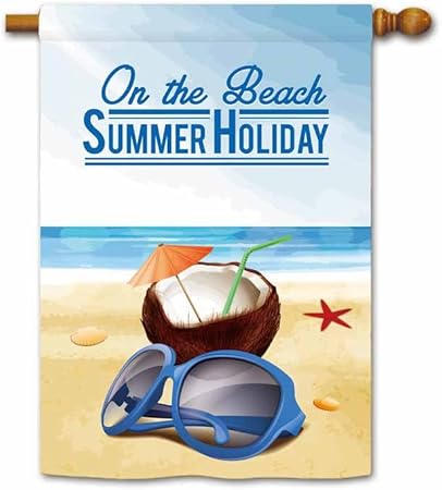 Amazon Com Kafepross Summer Holiday On The Beach House Flag