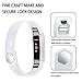 iGK For Fitbit Alta Bands and Fitbit Alta HR Bands, Newest Adjustable Sport Strap Replacement Bands for Fitbit Alta and Fitbit Alta HR Smartwatch Fitness Wristbands with Metal Clasp White Large