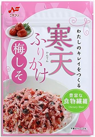 Nichifuri agar sprinkled plum shiso 32g X 10 pieces