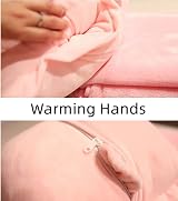 Rikyo 15" Stuffed Pineapple Travel Pillow Blanket Kids Gift Warming Hands view 3