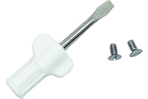 DREAMSTITCH 820832005 Large Screwdriver and 2 Pcs Pinch Screw 11/64x40 L=6.0 17104 for Janome, Brother, Singer, Juki, Kenmore and All Brand Sewing Machine