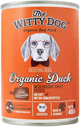 100% Organic Bio Certified Healthy Dog Food (Duck)