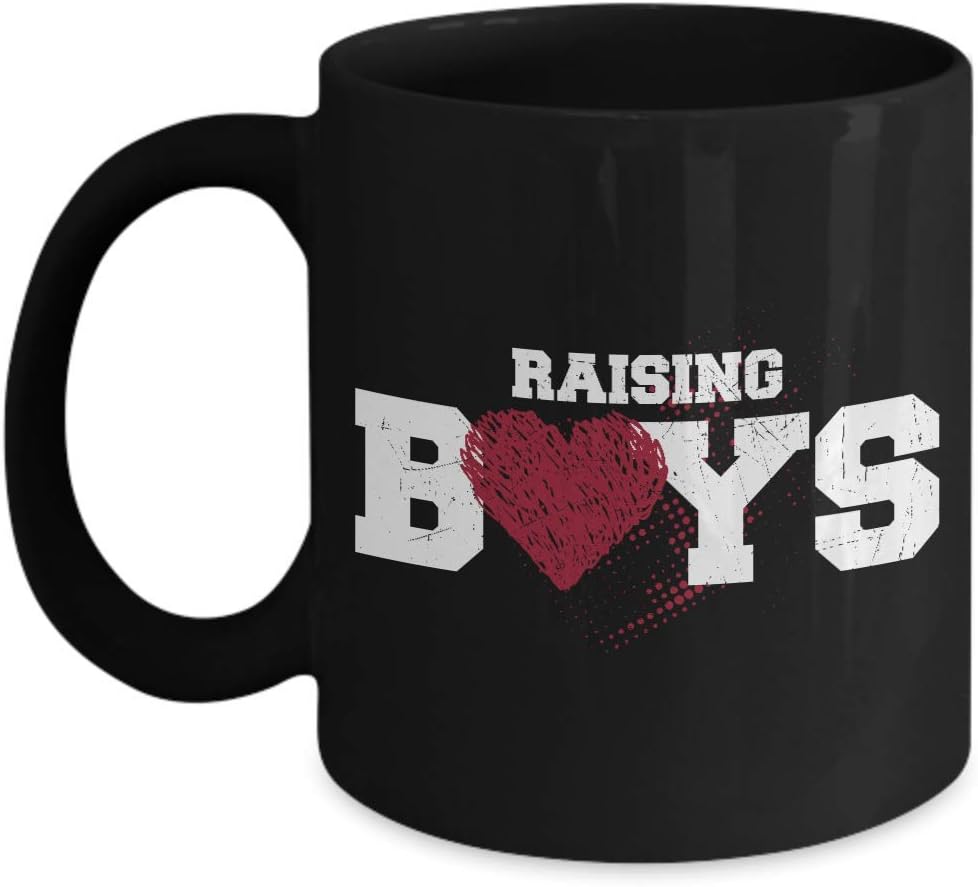 Boy Mom Mug, Raising Boys, Boy Mom Gifts Coffee Cups & Mugs