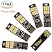 5pcs LED Circuit Boards USB Light Keychain Super Bright 6 LEDs Mini USB Light Lamp with Smart Touch Electrodeless Dimming Switch for Laptop Keyboard Light(Warm White), Qty:5