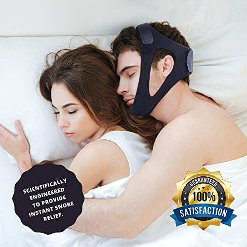 Chin Strap by Sleeper - Premium Stop Snoring Mask, Anti Snoring Aids, Stop Sleep Snoring for Mouth Breathing, Snoring Solution, Natural and Comfortable Sleep with Adjustable Strap