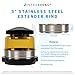 Extender Ring Replacement Accessory Compatible with NuWave Oven Pro Plus & Elite