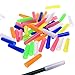 BCP 50pcs Random Color Plastic Pencil Cap Pencil Protector