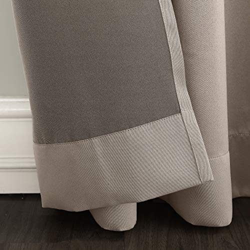 Sun Zero Barrow Energy Efficient Grommet Sliding Patio Door Curtain