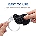 Fancii LED Lighted 3X Folding Pocket Magnifier with 15X Loupe, 60mm Diameter Flip Open Lens – Best Illuminated Portable Magnifying Glass for Reading, Inspection, Jewelry, Coins, Hobby, Travel