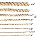 SGT KNOTS Twisted Manila Rope - Natural 3 Strand Fiber Hemp Rope for Indoor and Outdoor Use - Multipurpose Manila Rope for Crafts, DIY Projects, Home Decorating, Climbing - 3/8 in x 100 ft