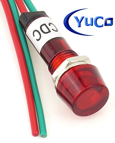 PACK-OF-10-YuCo-YC-9WRT-1R-24-10-RED-9MM-LED-INDICATOR-MINIATURE-PILOT-LIGHT-24V-AC-or-DC PACK-OF-10-YuCo-YC-9WRT-1R-24-10-RED-9MM-LED-INDICATOR-MINIATURE-PILOT-LIGHT-24V-AC-or-DC