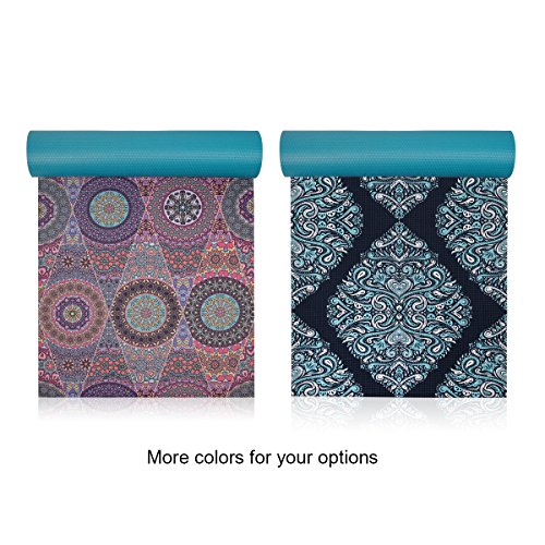 image for Trideer High-Density Yoga Mat, Premium Printed 1/4