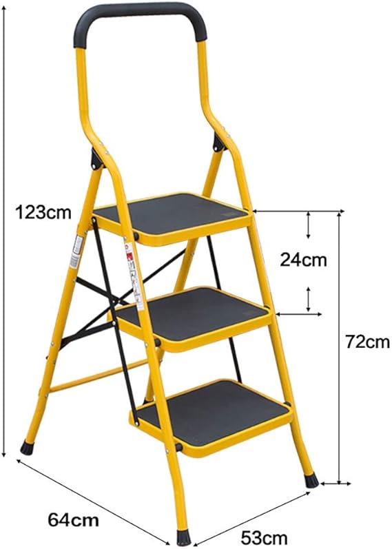 2/3/4 Paso portátil Plegable de Altas Prestaciones Escalera, hogar
