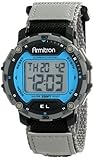 Armitron Sport Men's 40/8291BLGY Grey Velcro Strap Digital Chronograph Watch