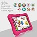 Contixo 7″ Kids Tablet V8-3 Learning Toy Android 8.1 Parental Control Tablets 16GB Touchscreen HD Display WiFi Camera 20+ Education Apps Best Gift (Pink)thumb 3