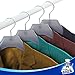 MR.SIGA Plastic Extra Wide Suit Hangers, Pack of 12, Width: 15.5